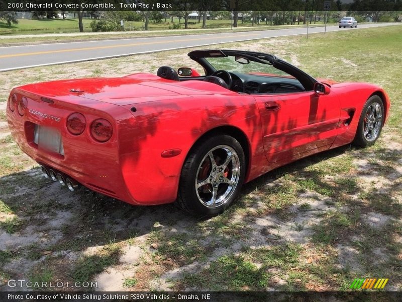 Torch Red / Black 2000 Chevrolet Corvette Convertible