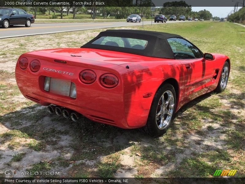 Torch Red / Black 2000 Chevrolet Corvette Convertible