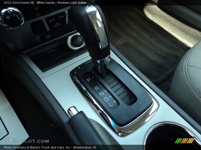 White Suede / Medium Light Stone 2011 Ford Fusion SE