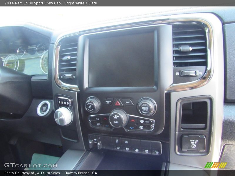 Bright White / Black 2014 Ram 1500 Sport Crew Cab