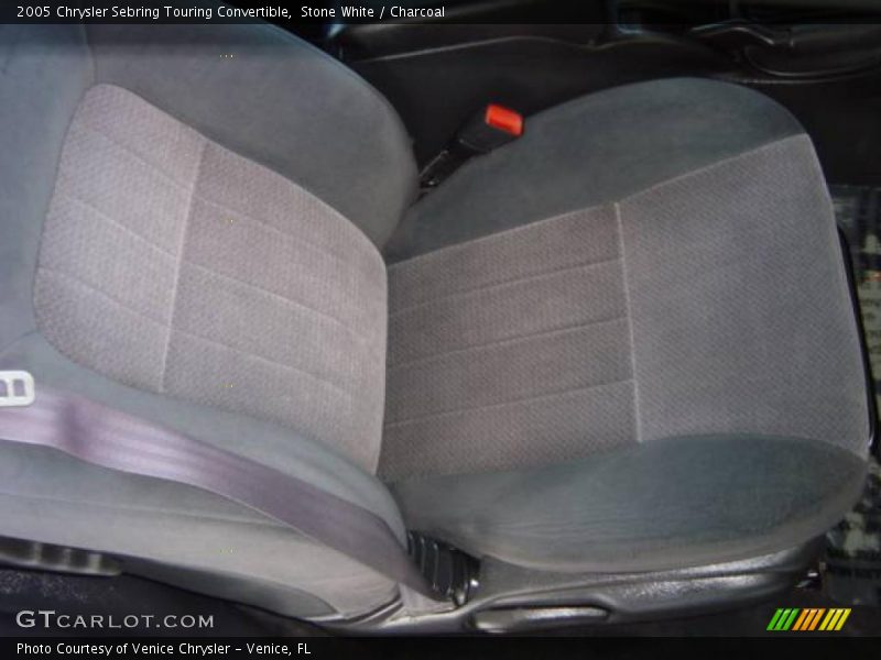 Stone White / Charcoal 2005 Chrysler Sebring Touring Convertible