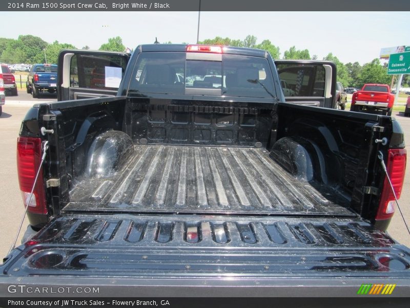 Bright White / Black 2014 Ram 1500 Sport Crew Cab