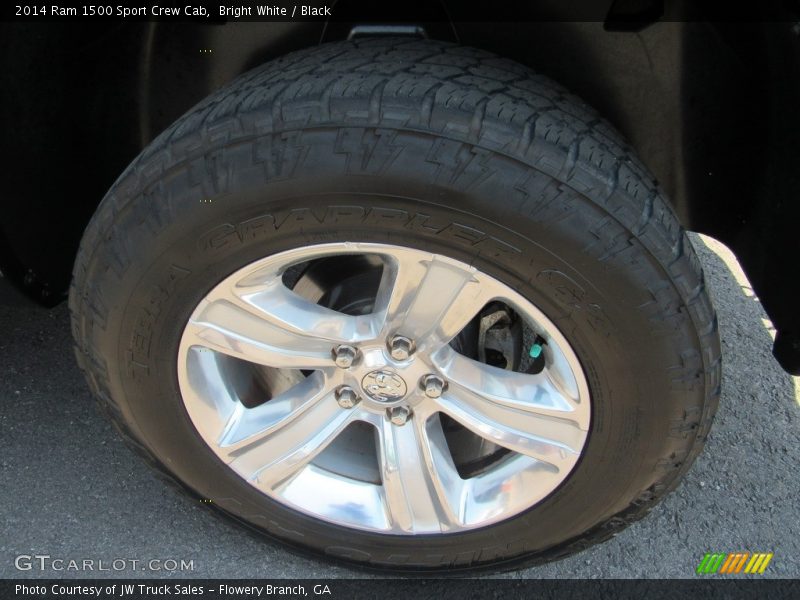 Bright White / Black 2014 Ram 1500 Sport Crew Cab
