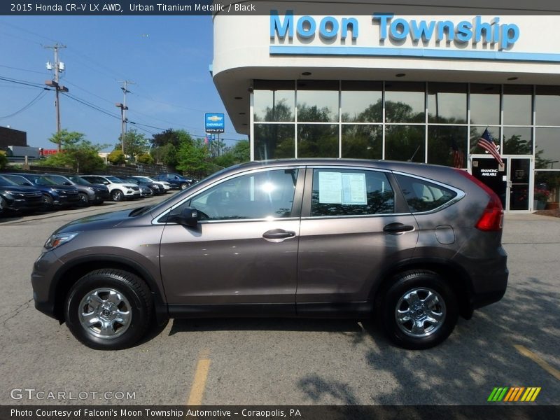 Urban Titanium Metallic / Black 2015 Honda CR-V LX AWD