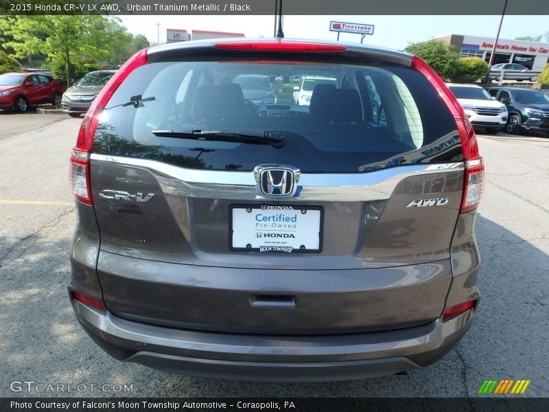 Urban Titanium Metallic / Black 2015 Honda CR-V LX AWD
