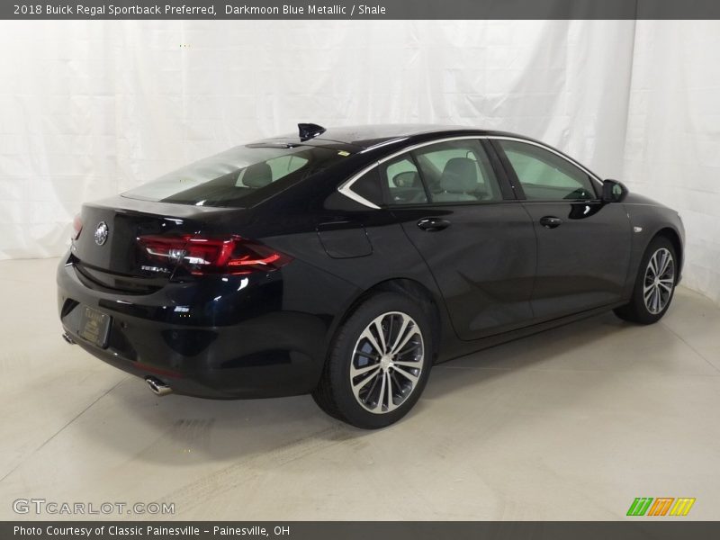 Darkmoon Blue Metallic / Shale 2018 Buick Regal Sportback Preferred