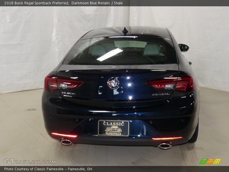 Darkmoon Blue Metallic / Shale 2018 Buick Regal Sportback Preferred