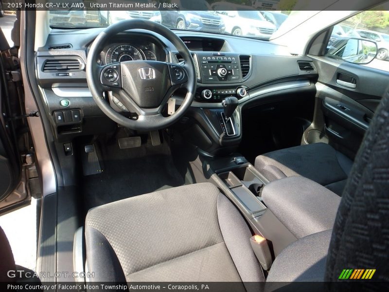 Urban Titanium Metallic / Black 2015 Honda CR-V LX AWD