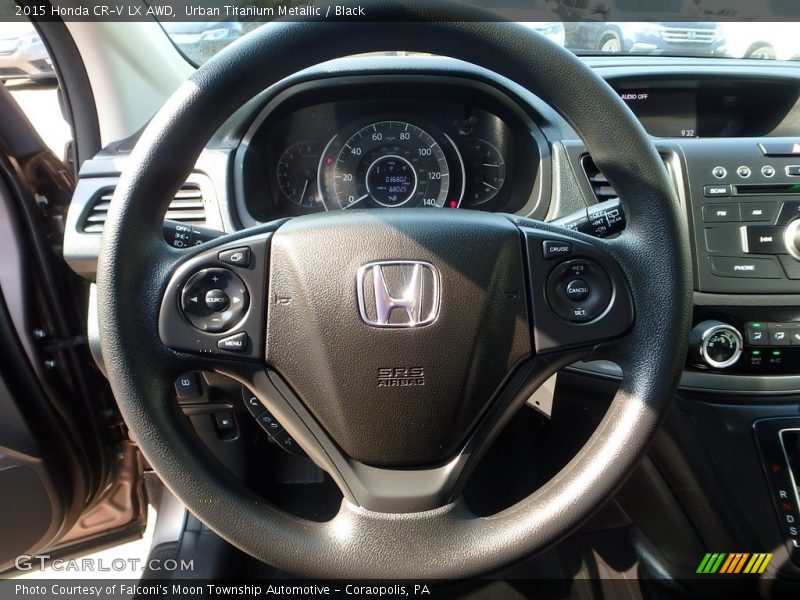 Urban Titanium Metallic / Black 2015 Honda CR-V LX AWD