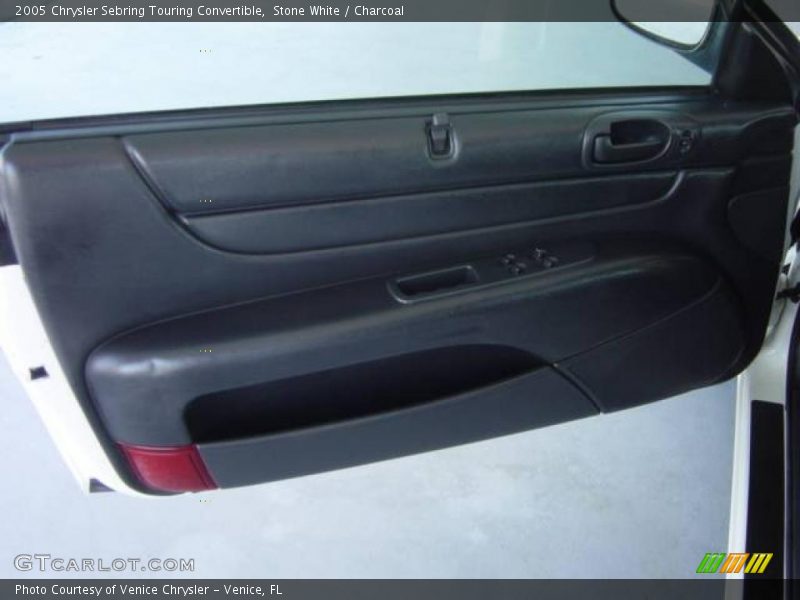 Stone White / Charcoal 2005 Chrysler Sebring Touring Convertible