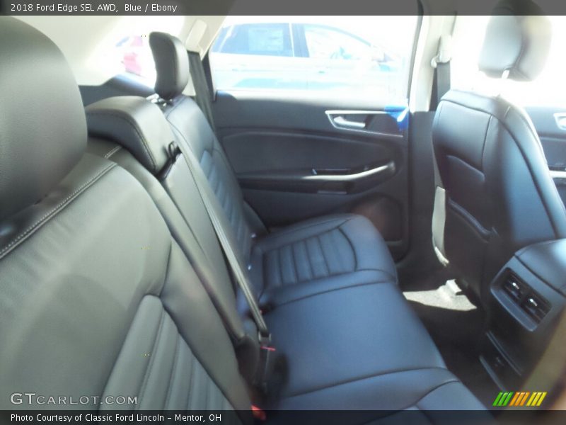 Blue / Ebony 2018 Ford Edge SEL AWD