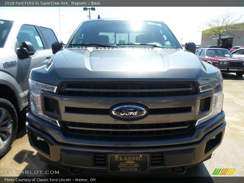 Magnetic / Black 2018 Ford F150 XL SuperCrew 4x4