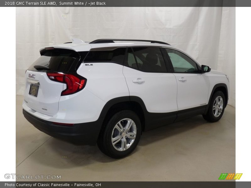 Summit White / ­Jet Black 2018 GMC Terrain SLE AWD