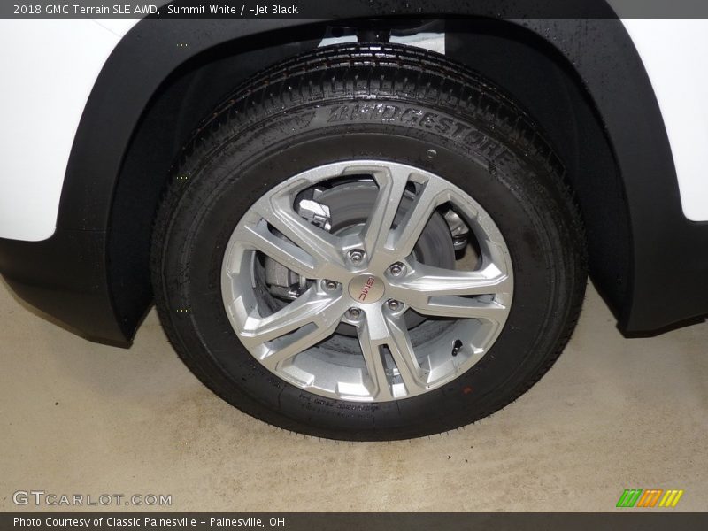 Summit White / ­Jet Black 2018 GMC Terrain SLE AWD