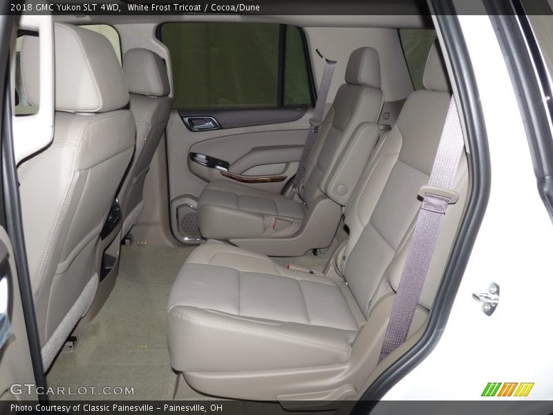 White Frost Tricoat / Cocoa/Dune 2018 GMC Yukon SLT 4WD