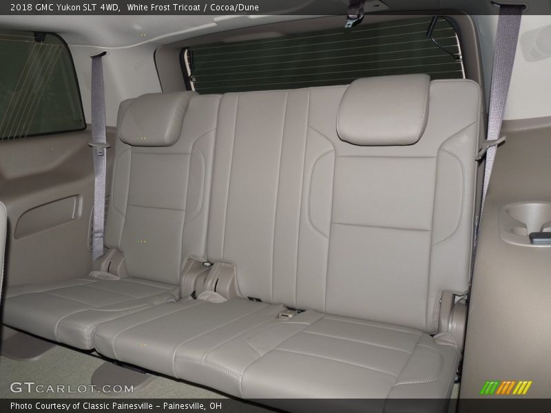 White Frost Tricoat / Cocoa/Dune 2018 GMC Yukon SLT 4WD