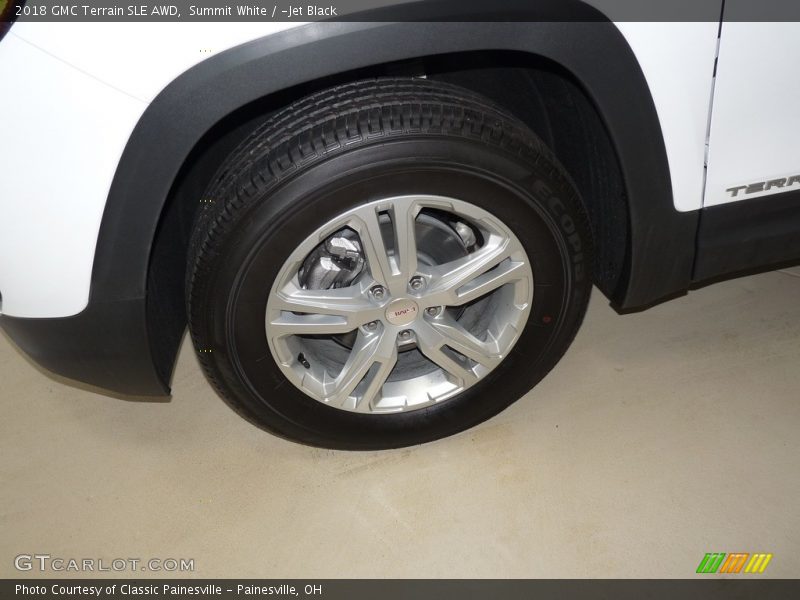 Summit White / ­Jet Black 2018 GMC Terrain SLE AWD