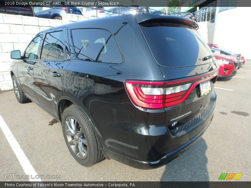 DB Black Crystal / Sepia/Black 2018 Dodge Durango GT AWD