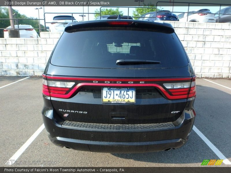 DB Black Crystal / Sepia/Black 2018 Dodge Durango GT AWD