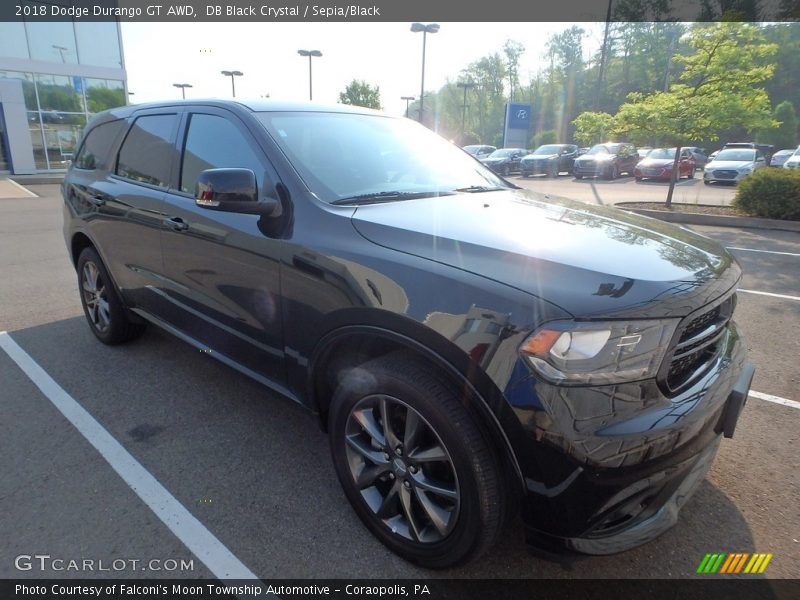 DB Black Crystal / Sepia/Black 2018 Dodge Durango GT AWD