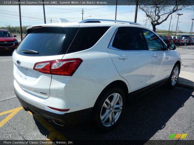 Summit White / Jet Black/­Brandy 2018 Chevrolet Equinox Premier AWD
