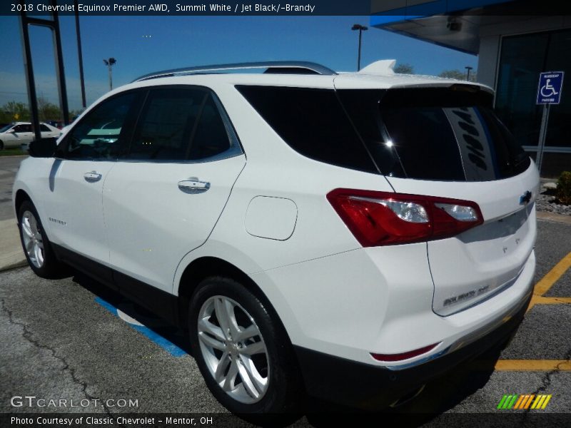 Summit White / Jet Black/­Brandy 2018 Chevrolet Equinox Premier AWD