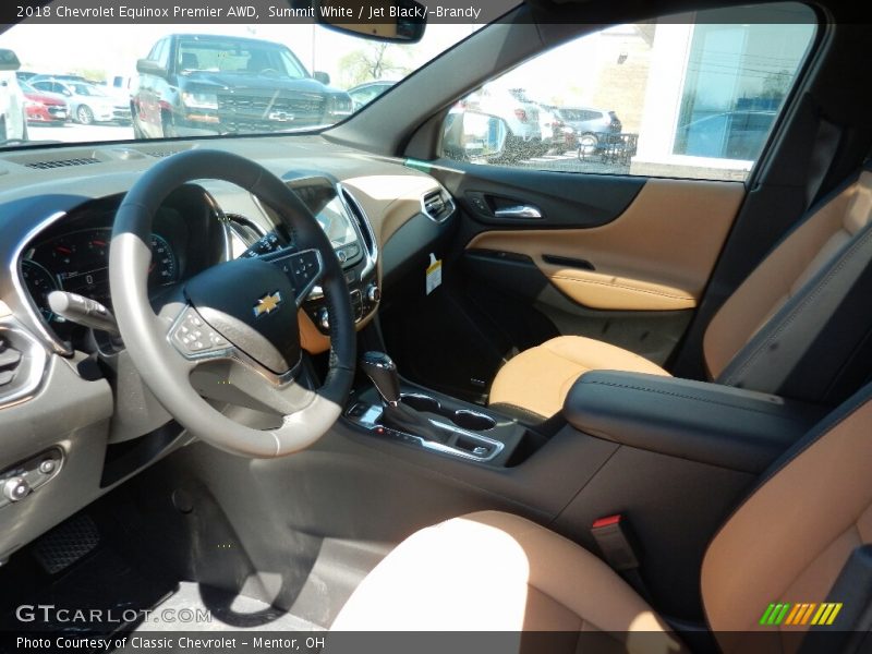 Summit White / Jet Black/­Brandy 2018 Chevrolet Equinox Premier AWD