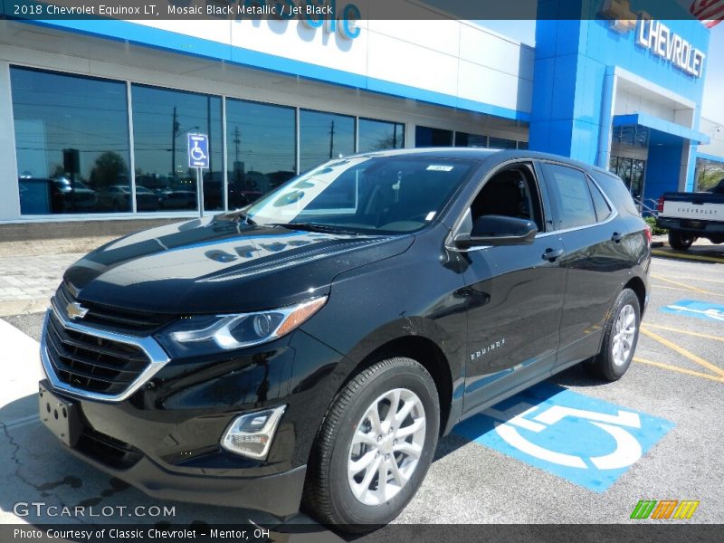 Mosaic Black Metallic / Jet Black 2018 Chevrolet Equinox LT