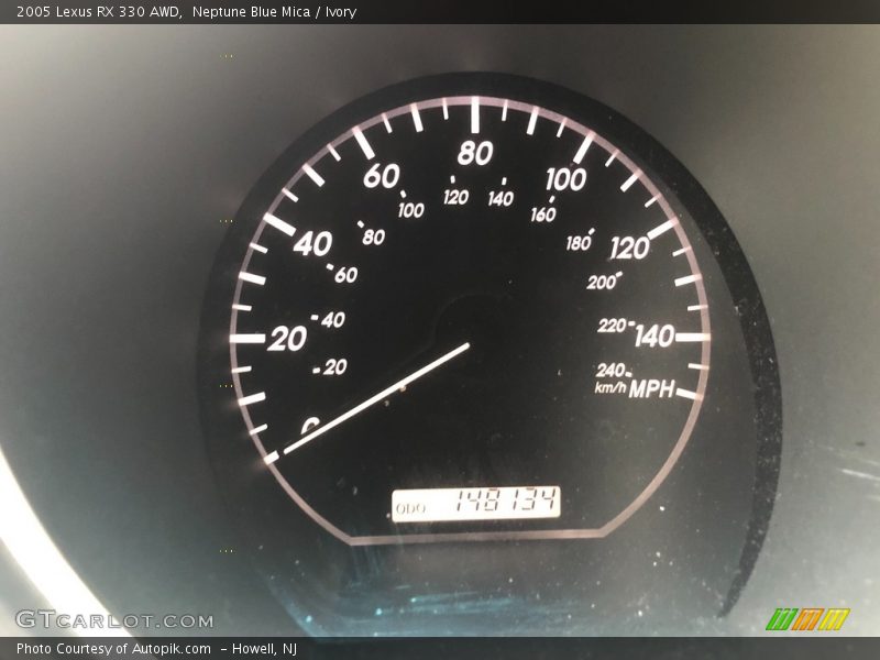 Neptune Blue Mica / Ivory 2005 Lexus RX 330 AWD