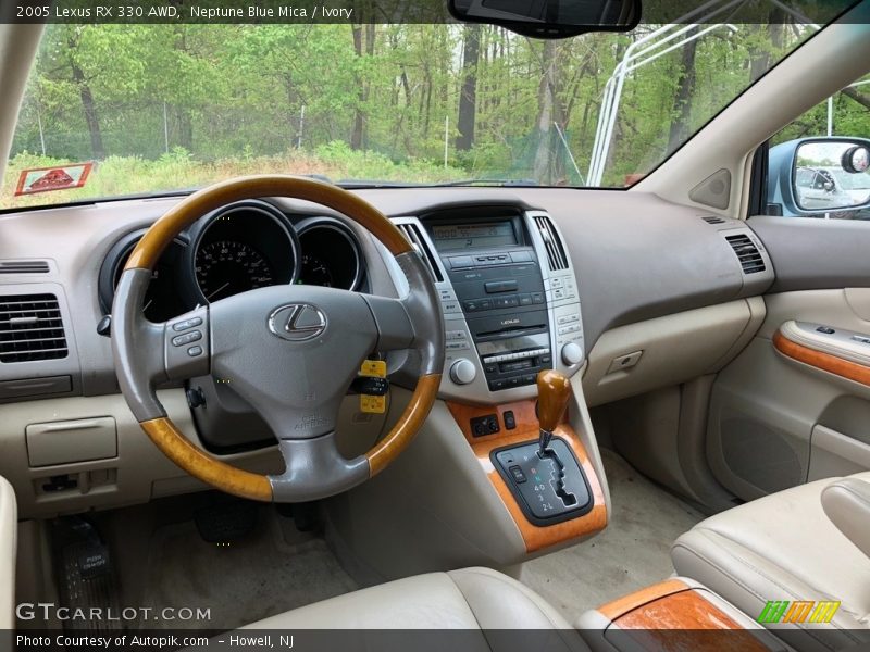 Neptune Blue Mica / Ivory 2005 Lexus RX 330 AWD