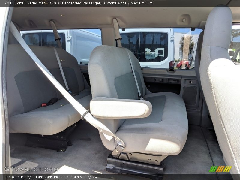 Oxford White / Medium Flint 2013 Ford E Series Van E350 XLT Extended Passenger