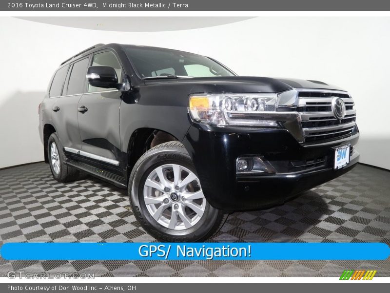 Midnight Black Metallic / Terra 2016 Toyota Land Cruiser 4WD