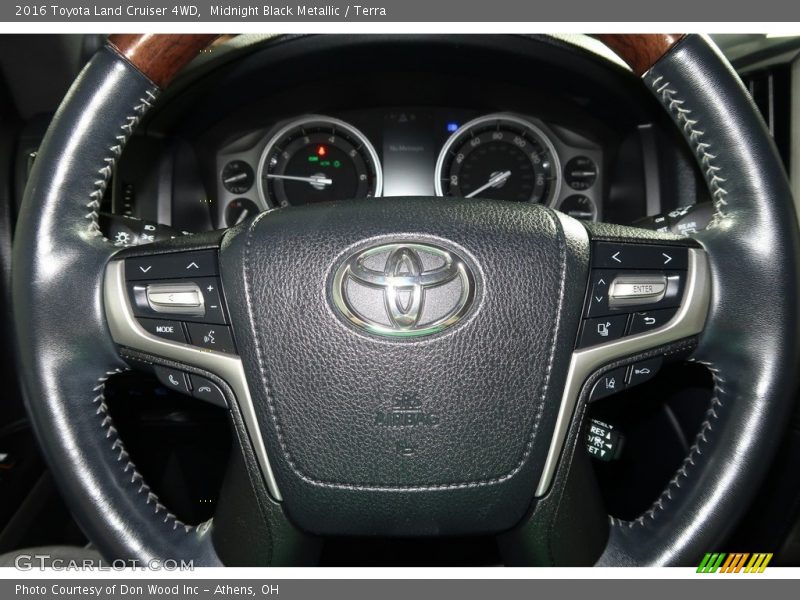Midnight Black Metallic / Terra 2016 Toyota Land Cruiser 4WD