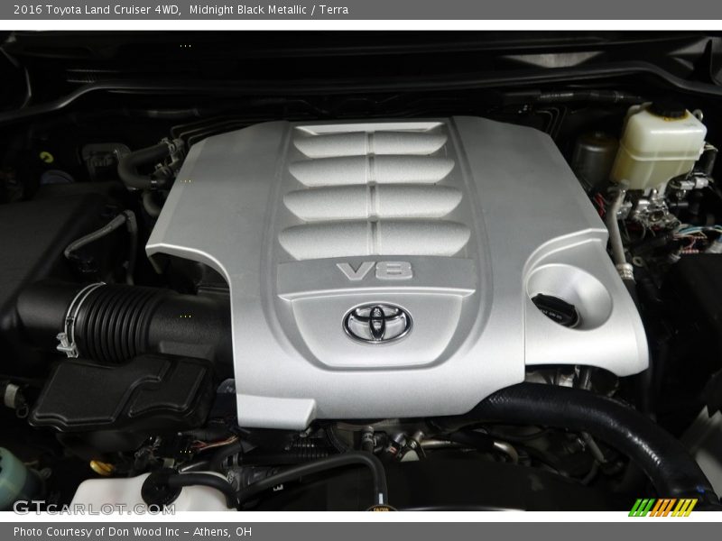 Midnight Black Metallic / Terra 2016 Toyota Land Cruiser 4WD