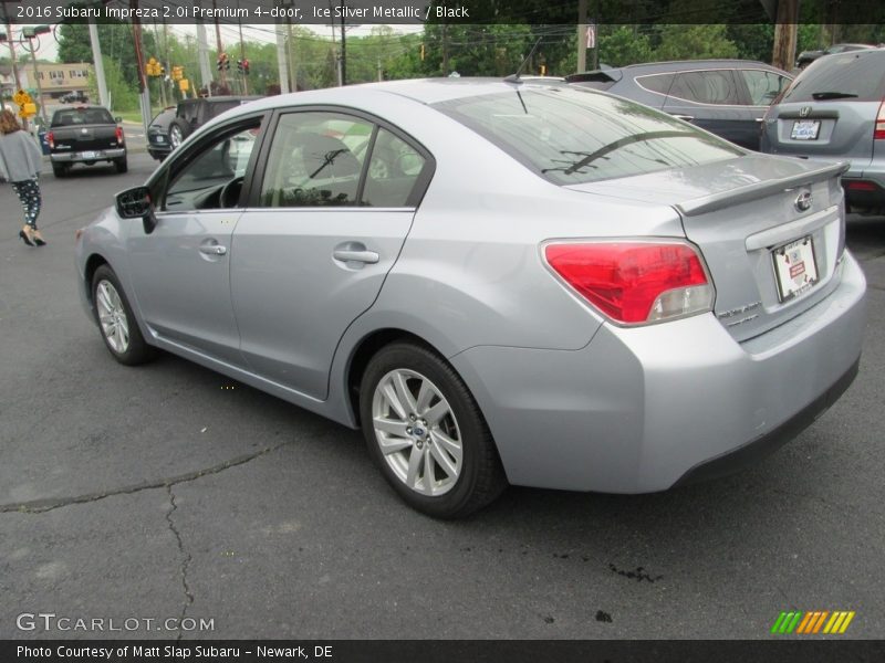 Ice Silver Metallic / Black 2016 Subaru Impreza 2.0i Premium 4-door