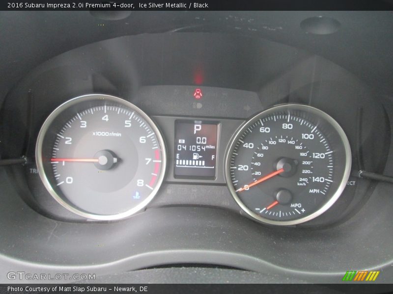 Ice Silver Metallic / Black 2016 Subaru Impreza 2.0i Premium 4-door