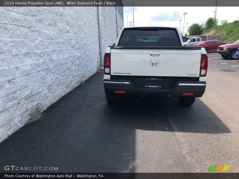 White Diamond Pearl / Black 2019 Honda Ridgeline Sport AWD