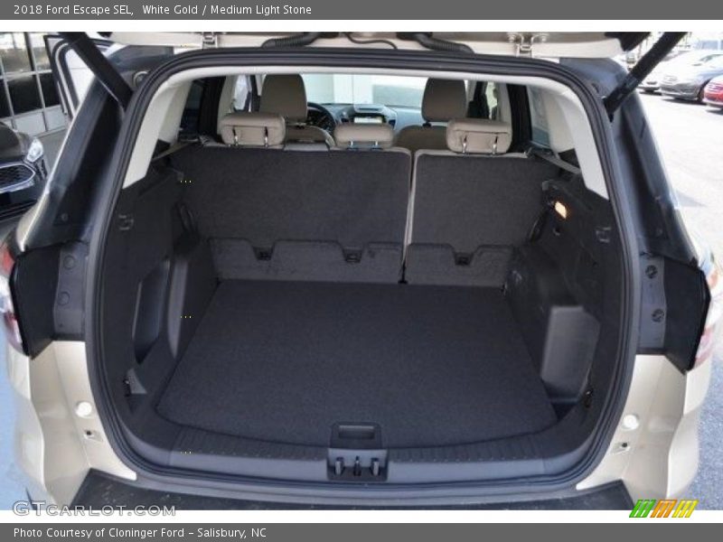 White Gold / Medium Light Stone 2018 Ford Escape SEL