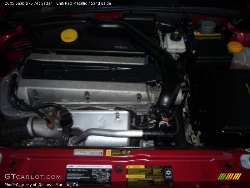 Chili Red Metallic / Sand Beige 2005 Saab 9-5 Arc Sedan