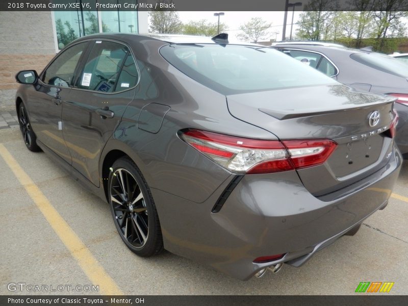 Predawn Gray Mica / Black 2018 Toyota Camry XSE V6