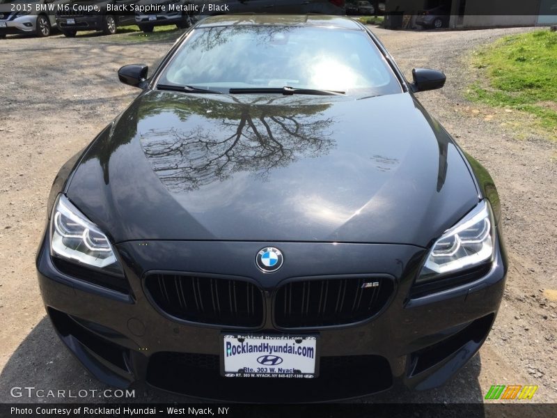 Black Sapphire Metallic / Black 2015 BMW M6 Coupe