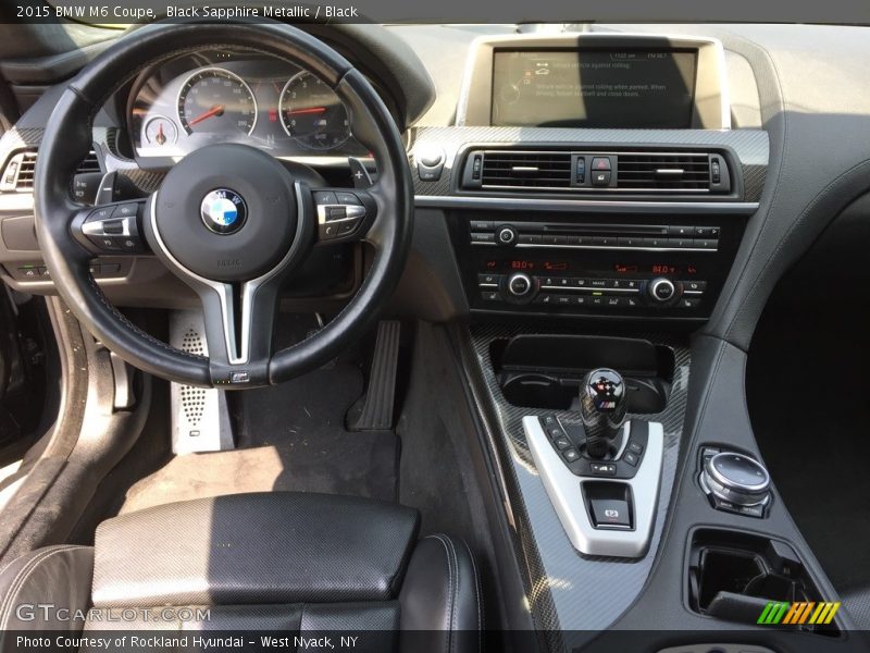 Black Sapphire Metallic / Black 2015 BMW M6 Coupe