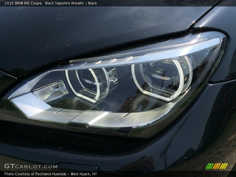 Black Sapphire Metallic / Black 2015 BMW M6 Coupe