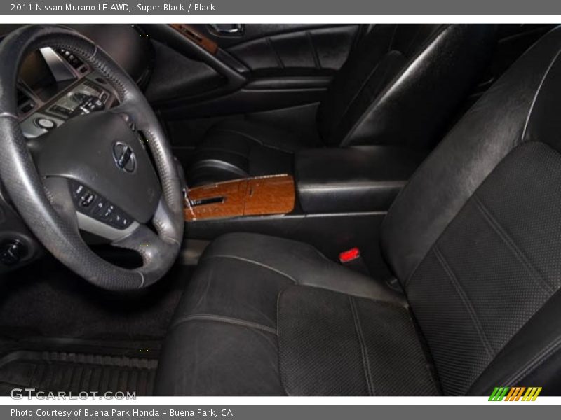 Super Black / Black 2011 Nissan Murano LE AWD
