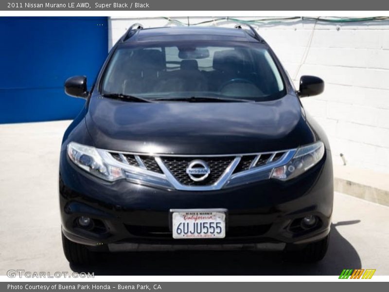 Super Black / Black 2011 Nissan Murano LE AWD
