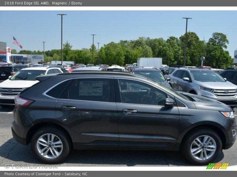 Magnetic / Ebony 2018 Ford Edge SEL AWD