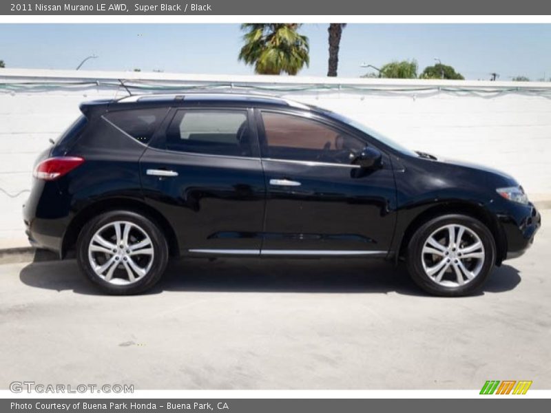 Super Black / Black 2011 Nissan Murano LE AWD