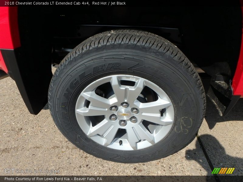 Red Hot / Jet Black 2018 Chevrolet Colorado LT Extended Cab 4x4