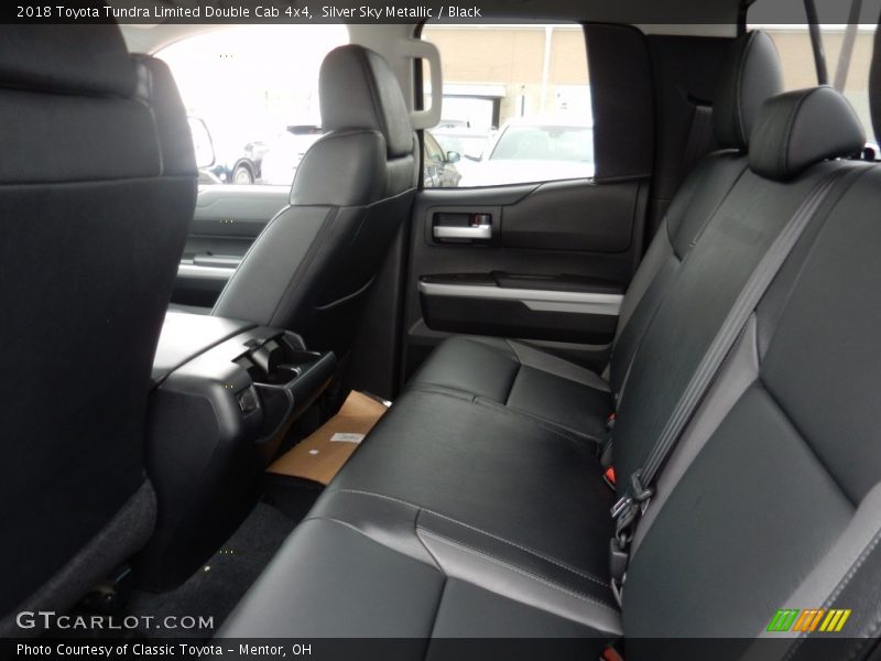 Rear Seat of 2018 Tundra Limited Double Cab 4x4