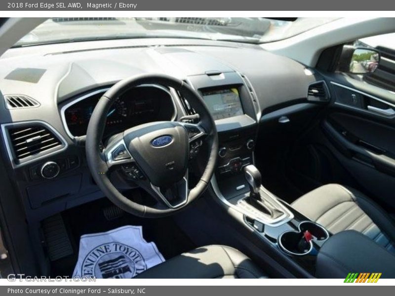 Magnetic / Ebony 2018 Ford Edge SEL AWD